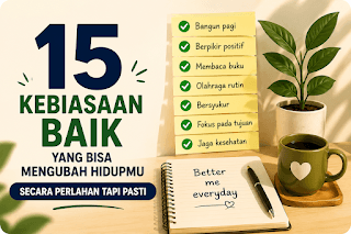 15 Kebiasaan Baik yang Bisa Mengubah Hidupmu Secara Perlahan Tapi Pasti